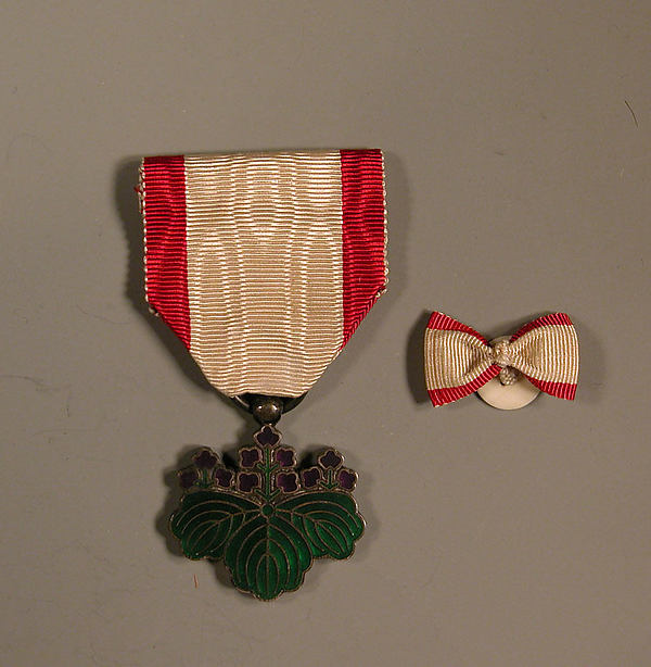 Insignia and Button late 19th cent, Poster Print