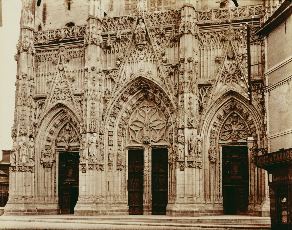 Eugène Atget:Abbeville, Saint-Vulfran, Poster Print Wall Art