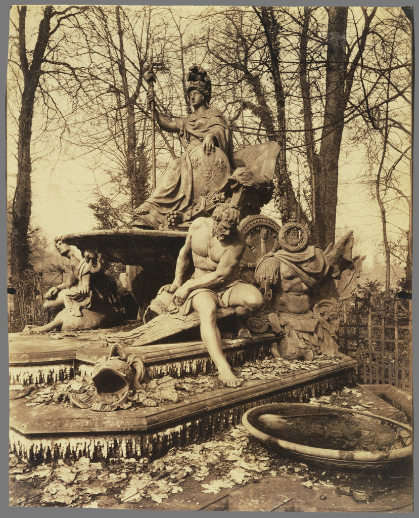 Eugène Atget:Versailles. Bosquet de l'Arc de Triomphe. Gro, Poster Print Wall Art