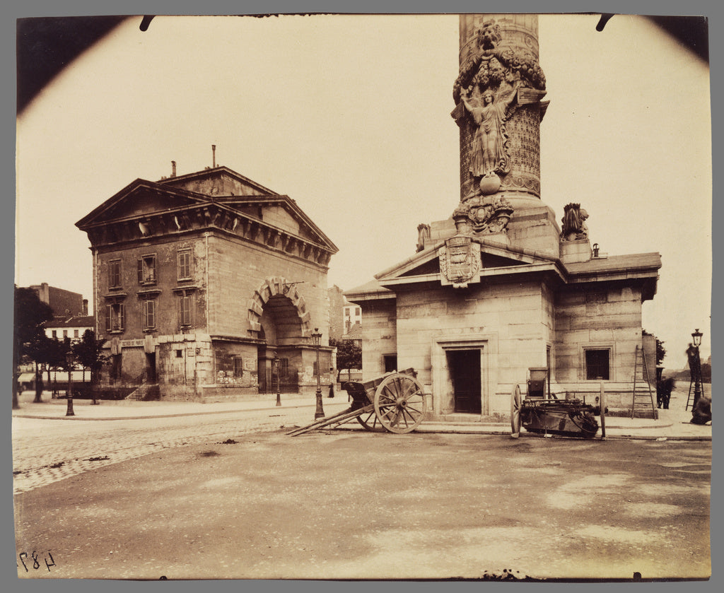 Eugène Atget:Ancienne Barrière du Trône (Tollbooth Pavili, Poster Print Wall Art