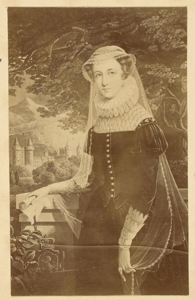 Unknown:[Painting of Mary, Queen of Scots by J.B. Wandesford, Poster Print Wall Art