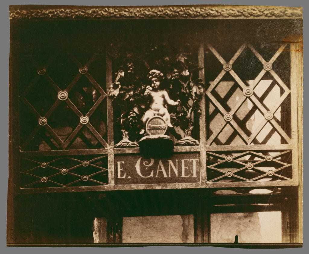Eugène Atget:Au Petit Bacchus, rue St. Louis en l'Ile, 61 (, Poster Print Wall Art