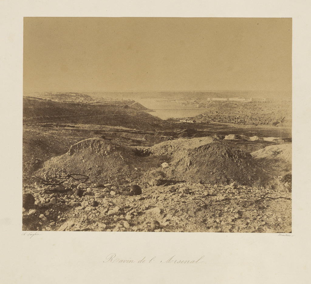 Jean-Charles Langlois:Arsenal Ravine (Ravin de l'Arsenal), Poster Print Wall Art