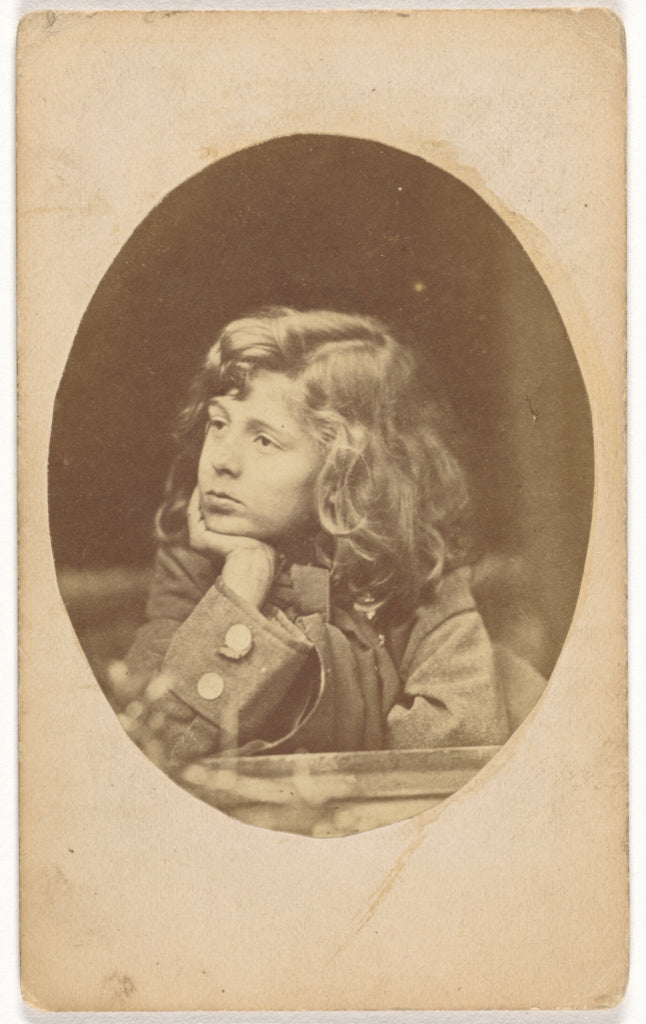 Oscar Gustave Rejlander:[Portrait of a Young Hallam Tennyson, Poster Print Wall Art