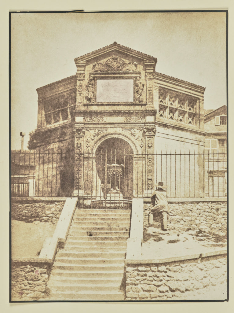 Hippolyte BayardAttributed to:[Ancient reservoir, Place Jean, Poster Print Wall Art