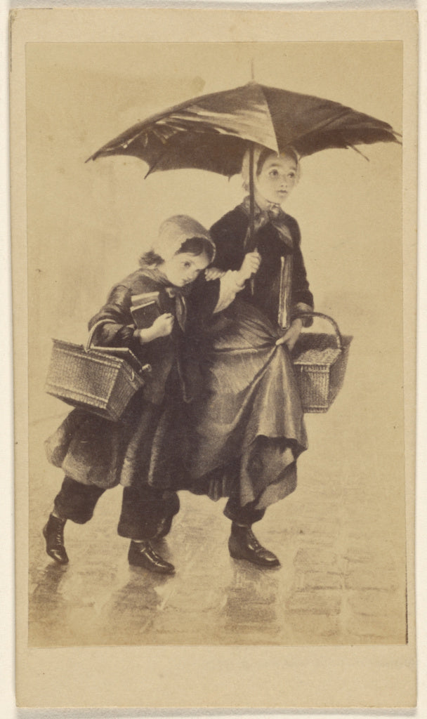 Unknown:Going to School (Shanely)., Poster Print Wall Art