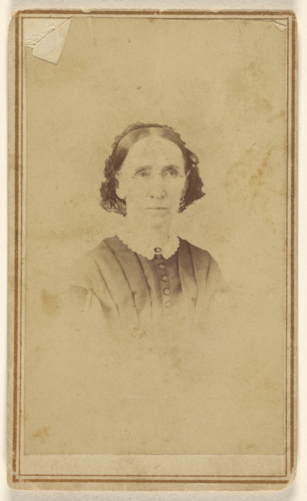 J.W. Morris:[Unidentified elder woman with wire-rimmed glass, Poster Print Wall Art