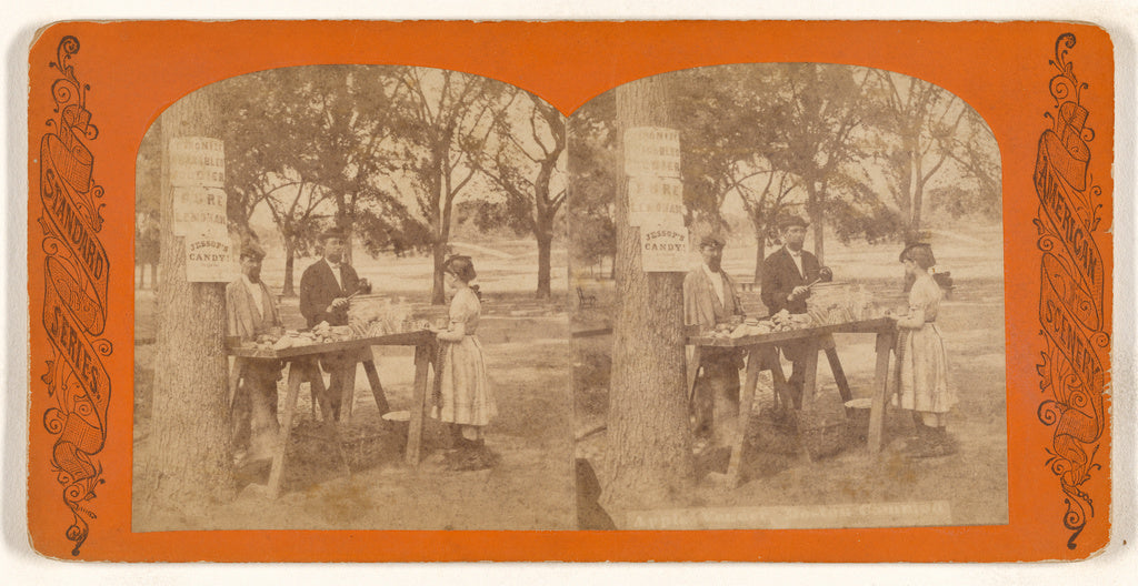 Unknown maker, American:Apple Vendor. Boston Common., Poster Print Wall Art