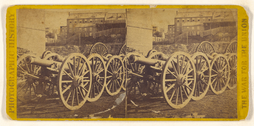Edward and Henry T. Anthony & Co.:Captured Rebel Guns at the, Poster Print Wall Art