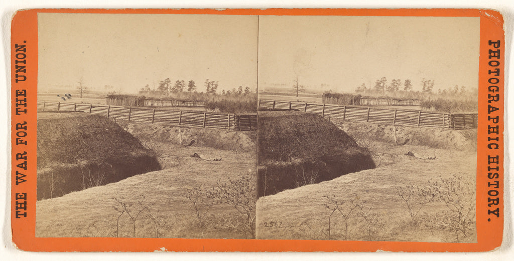 Edward and Henry T. Anthony & Co.:Interior of Redoubt Zabris, Poster Print Wall Art