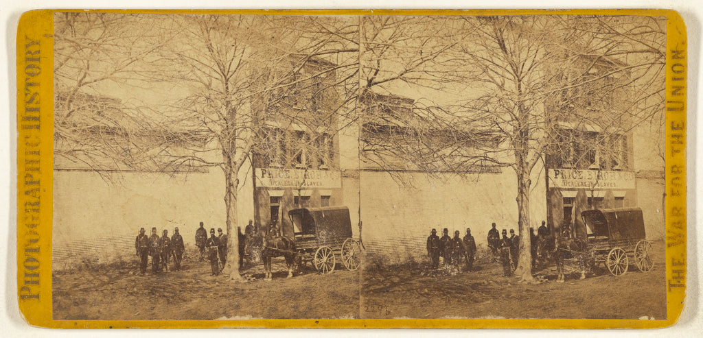 Mathew B. BradyStudio of:Slave Pen, Alexandria, Va., Poster Print Wall Art