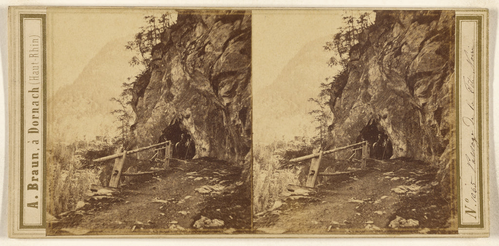 Adolphe Braun:Passage de la Tete Noire, Poster Print Wall Art