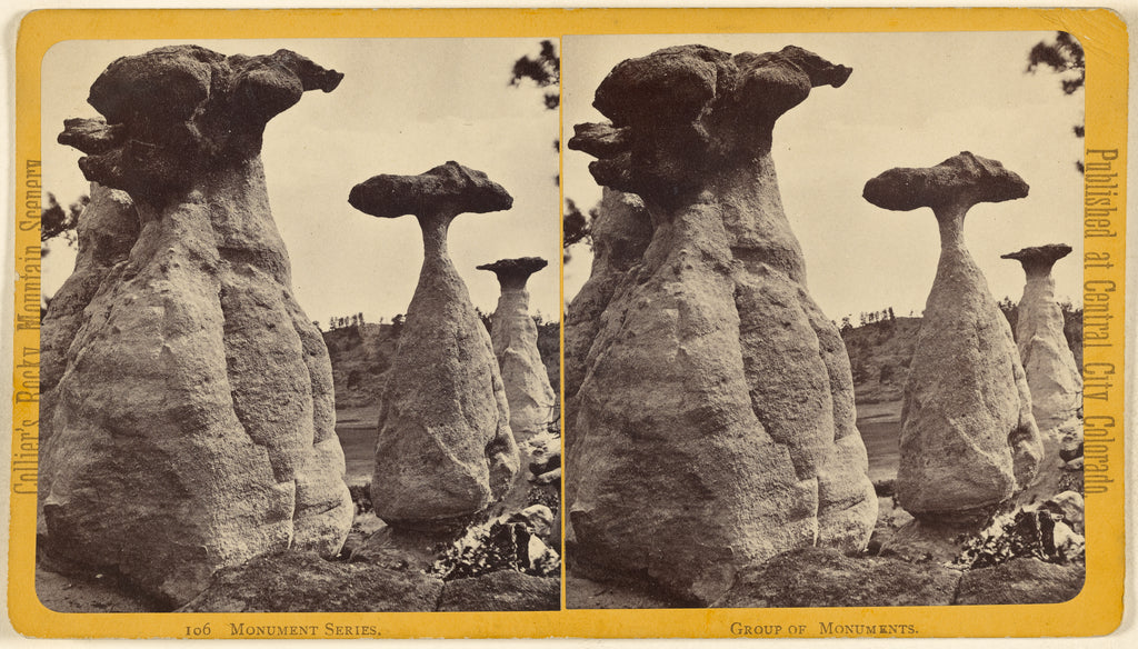 Joseph Collier:Group of Monuments, Poster Print Wall Art