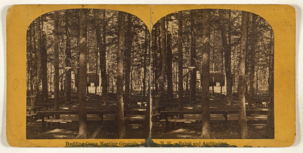 Oliver H. Copeland:Hedding Camp Meeting Grounds, Epping, N.H, Poster Print Wall Art