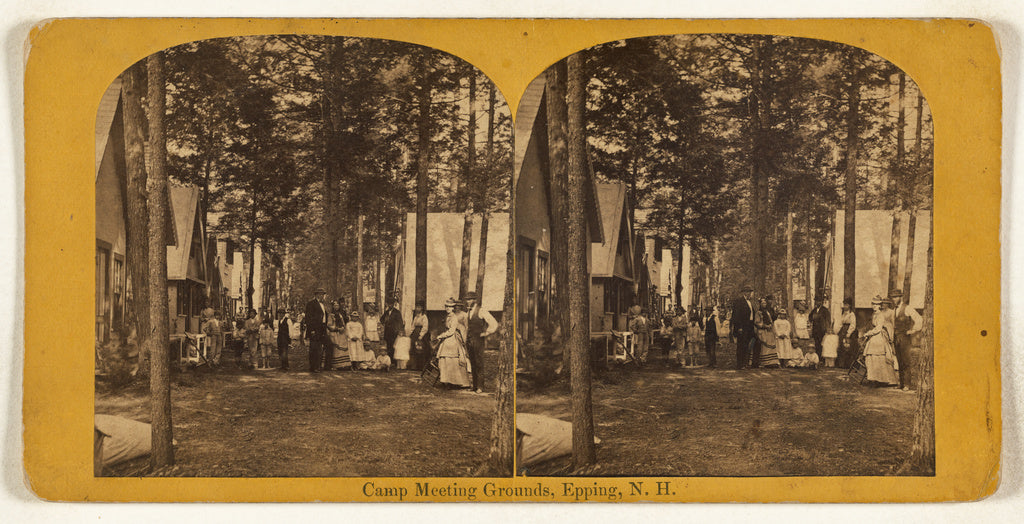 Oliver H. Copeland:Camp Meeting Grounds, Epping, N.H., Poster Print Wall Art
