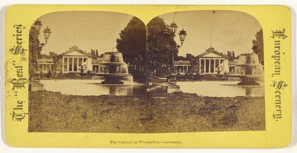 Unknown:The Cursaal at Wiesbaden. - Germany. [European Scene, Poster Print Wall Art
