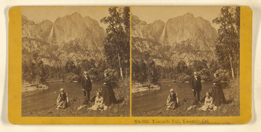 Benjamin West Kilburn:Yosemite Fall, Yosemite Cal., Poster Print Wall Art
