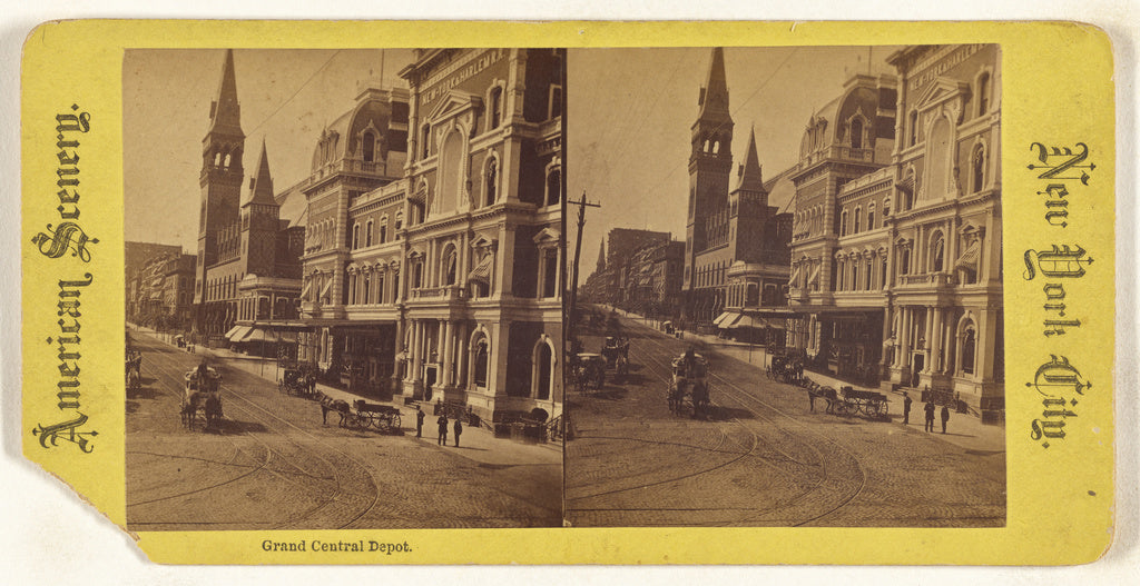 Unknown maker, American:Grand Central Depot., Poster Print Wall Art