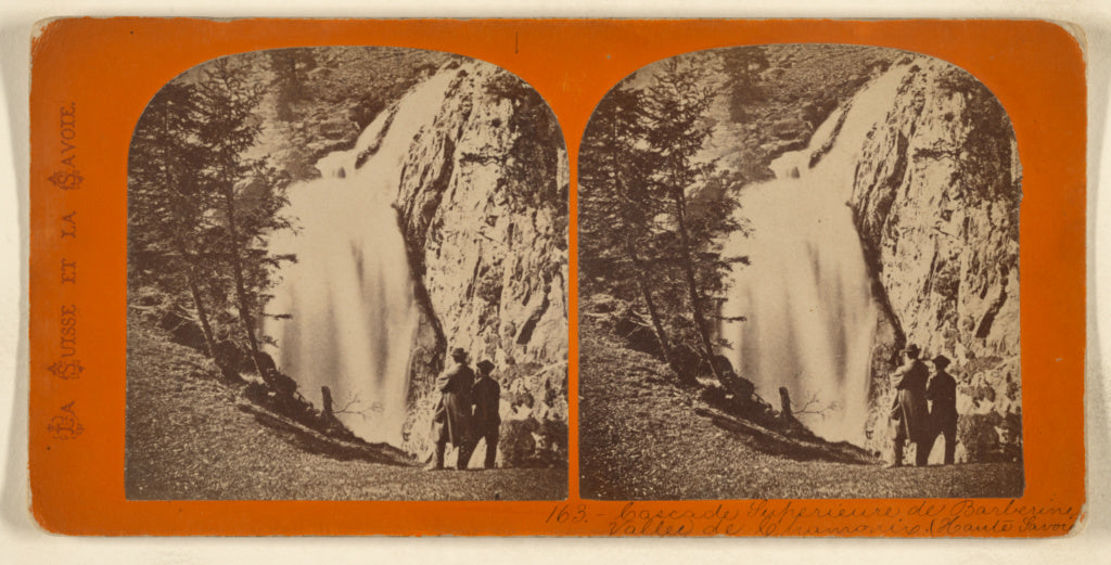 E. LamyAttributed to:[Cascade de Superieure de Barberine. Va, Poster Print Wall Art