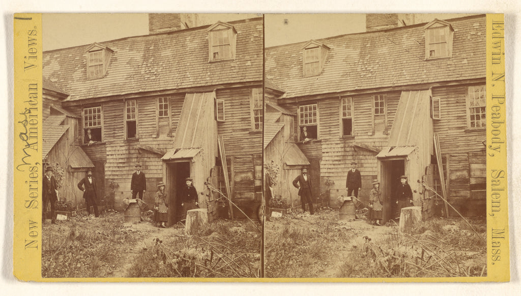 Edwin N. Peabody:[Back part Witch House, Salem, Massachusett, Poster Print Wall Art