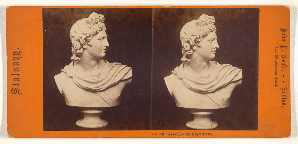 John P. Soule:Appollo de Belvidere., Poster Print Wall Art
