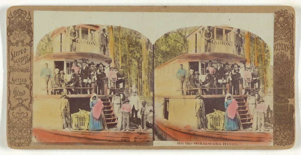Unknown maker, American:On the Ocklawaha River, Poster Print Wall Art