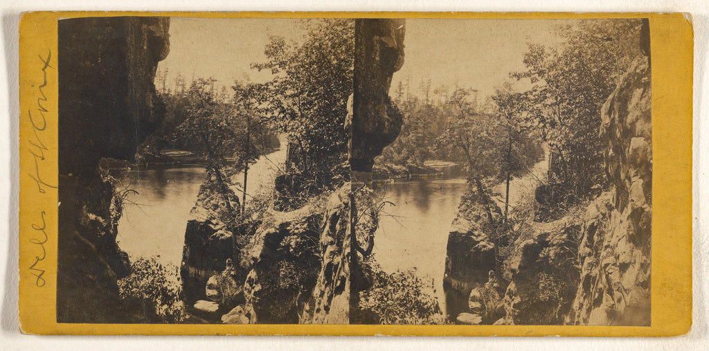 B. F. Upton:Dells of St. Croix., Poster Print Wall Art