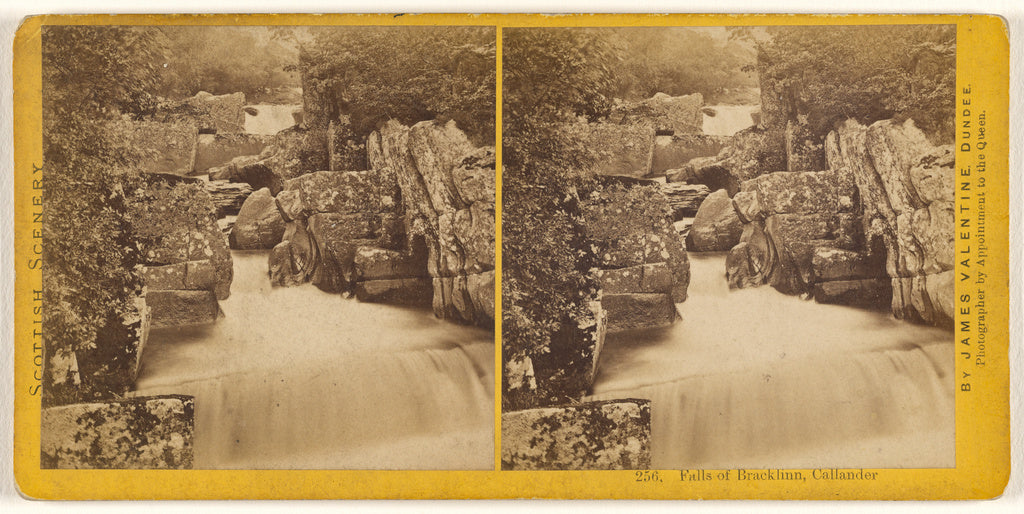 James Valentine:Falls of Bracklinn, Callander, Poster Print Wall Art