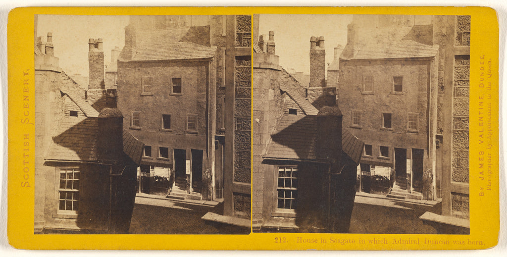 James Valentine:House in Seagate in which Admiral Duncan was, Poster Print Wall Art
