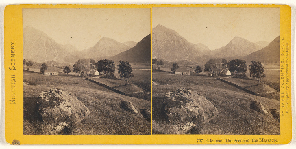 James Valentine:Glencoe - the Scene of the Massacre., Poster Print Wall Art