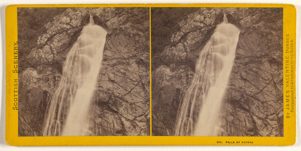 James Valentine:Falls of Foyers, Poster Print Wall Art