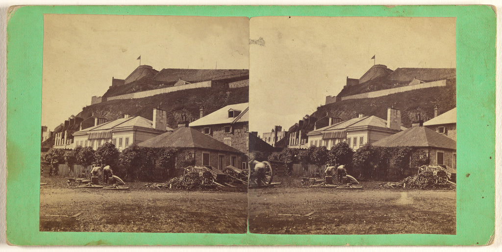 L.P. Vallée:Citadel, from the Queen's Wharf., Poster Print Wall Art
