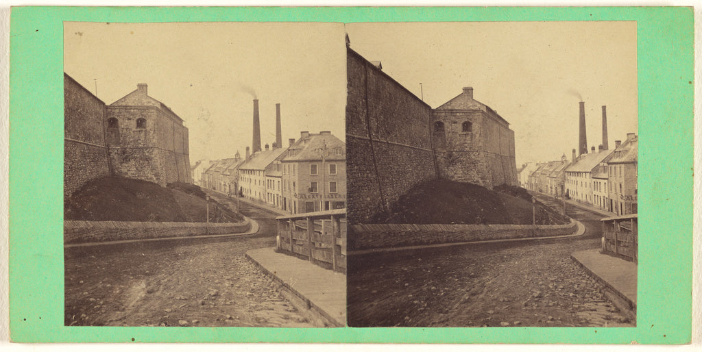 L.P. Vallée:View of St. Valier Street, from Palace Gate (Ou, Poster Print Wall Art