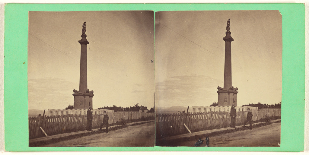 L.P. Vallée:Quebec. Monument to the French on St. Foy's Roa, Poster Print Wall Art