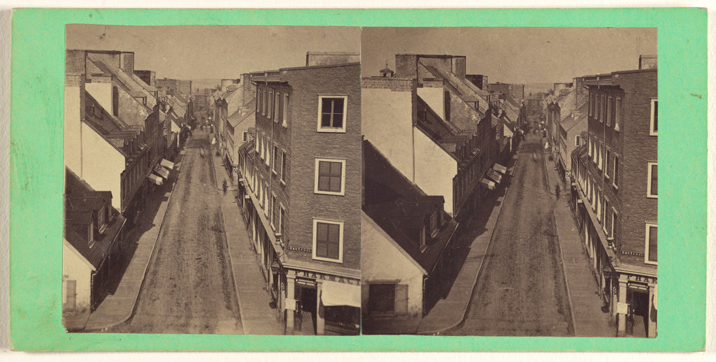 L.P. Vallée:St. John Street, View from the Top of St. John', Poster Print Wall Art