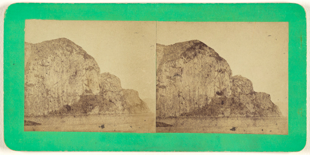 L.P. Vallée:Cape Trinity on River Saguenay, 1800 feet high., Poster Print Wall Art