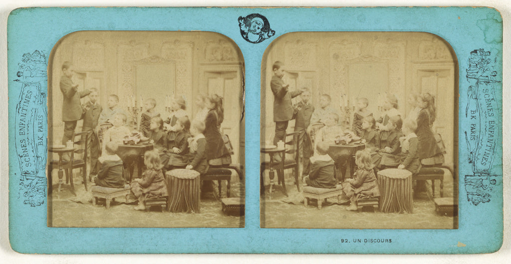 Adolphe Block:Un Discours, Poster Print Wall Art