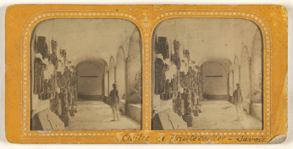 Adolphe Block:[Les Antiquities Cloistre le Hautecoulee Savon, Poster Print Wall Art