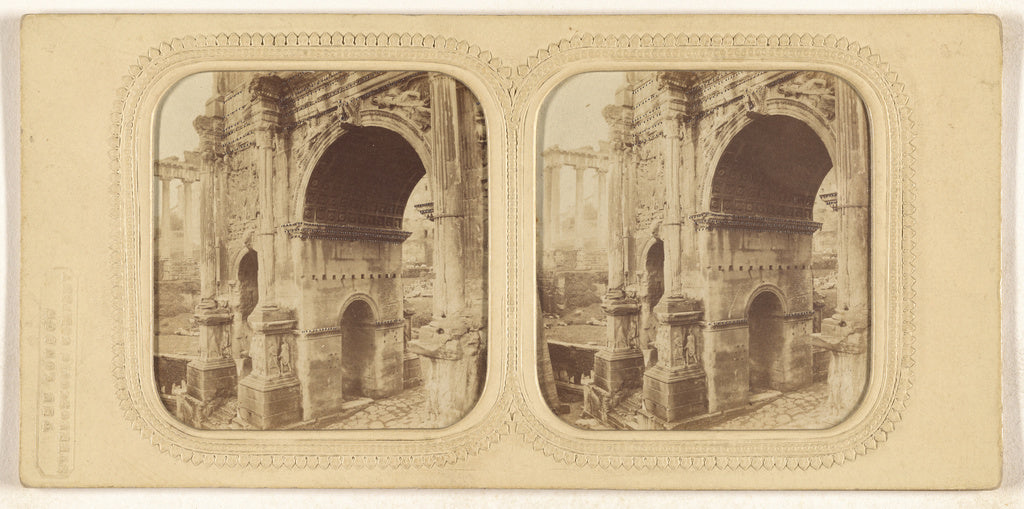 London Stereoscopic Company:[Arco di Settimio Severo/The Arc, Poster Print Wall Art