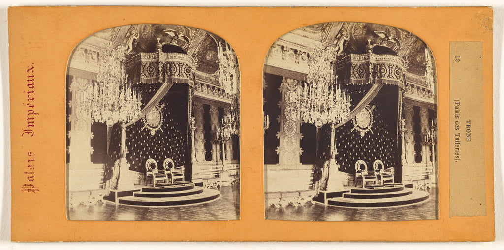 Unknown maker, French:Palais Imperiaux. Trone (Palais des Tu, Poster Print Wall Art
