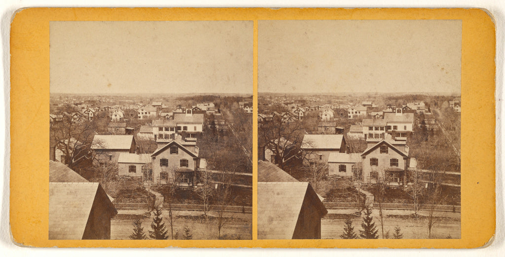 Edward O. Waite:[Panorama from Orthodox Church, Clinton, Mas, Poster Print Wall Art