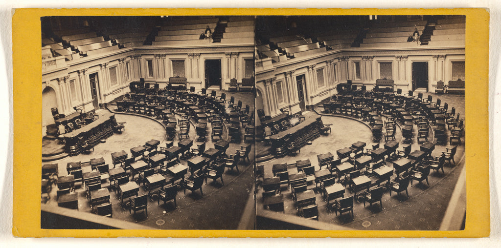 George D. Wakely:Senate Chamber, Poster Print Wall Art