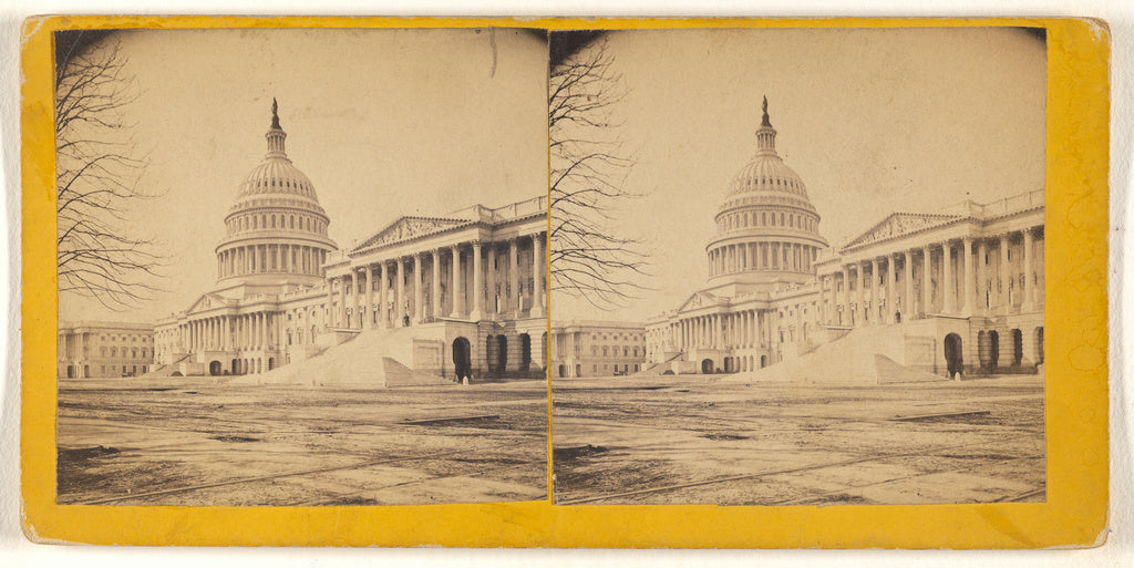 George D. Wakely:National Capitol of U.S., Poster Print Wall Art