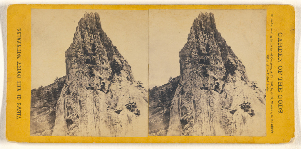 George D. Wakely:Garden of the Gods., Poster Print Wall Art