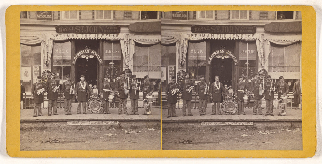 Unknown maker, American:[Musical group of Ed. Lindsey's Come, Poster Print Wall Art