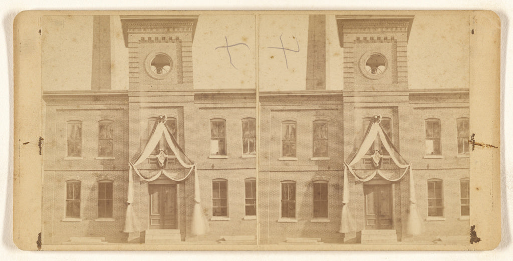 Unknown:[Exterior detail of Winninpeg Paper Co., with memori,16x12"(A3)Poster