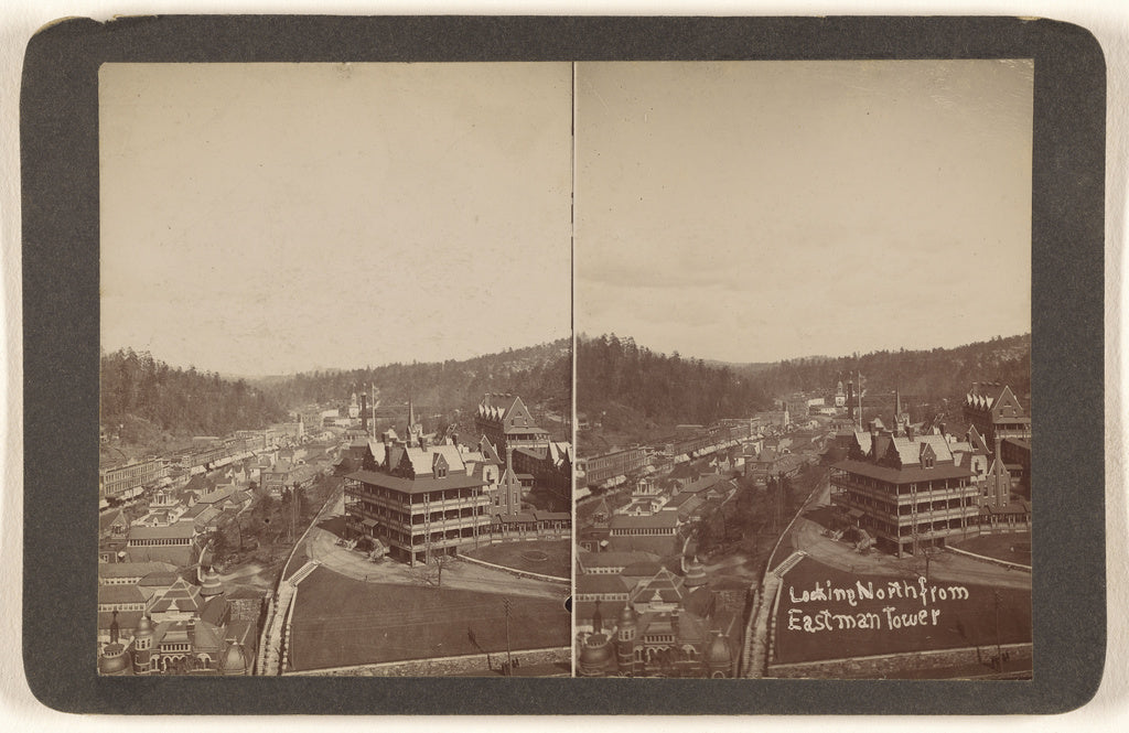 Unknown:Looking North from Eastman Tower, Poster Print Wall Art