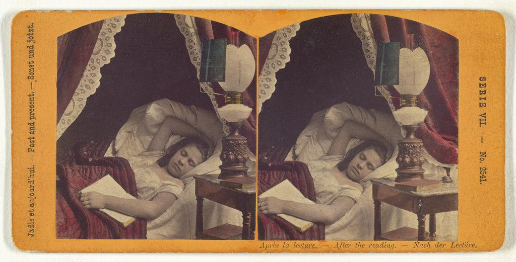Unknown:Apres la lecture. - After reading. - Nach der Lectur, Poster Print Wall Art