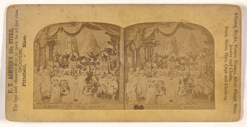 Unknown maker, French:L'Africaine 4eme Acte Scene IV, Poster Print Wall Art