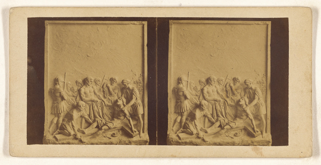 Unknown maker, French:[10 ee Station. Jesus et (---illeg.) d, Poster Print Wall Art